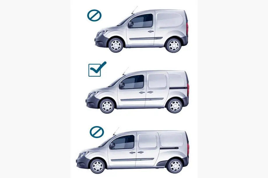 Mercedes Citan 2013-2021 Originale Dachreling (mit Quertraversen) (Standardbasis) Foto 12