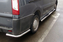 Citroen Jumpy 2007–2017 Hintere Eckschutzrohre (2 Stk., Edelstahl) Foto 1