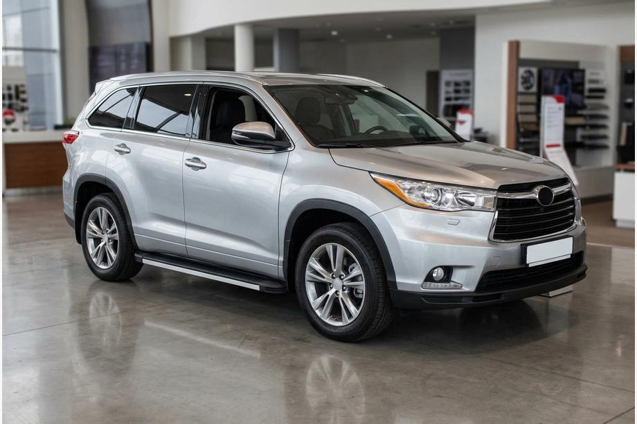Toyota Highlander 2013-2019 Seitenschweller Maya V1 (2 Stk., Aluminium) Image