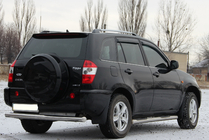 Chery Tiggo 1 2005-2016 Heckbügel Edelstahl d60 Foto 3