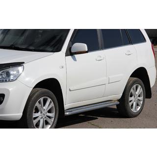 Seitenschweller Premium (2 Stk., Edelstahl) Chery Tiggo 1 2005-2016 Foto 1