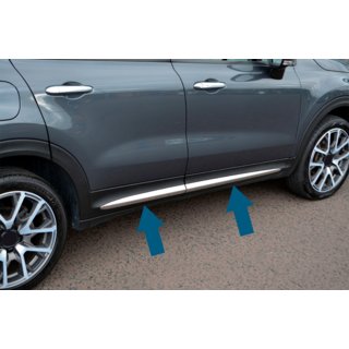 Türleisten Chrom (4 Stk) Fiat 500X 2014-2024 Foto 2