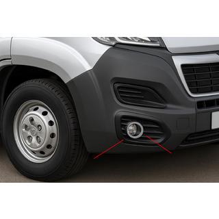 Chrom Blenden für Nebelscheinwerfer 2014↗ (Edelstahl) Peugeot Boxer 2006-2025 Foto 1