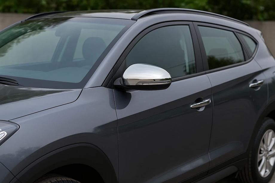 Hyundai Tucson TL 2016-2021 Spiegelabdeckungen (2 Stk., Edelstahl) Foto 1