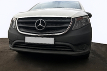 Mercedes Vito/V-class W447 2014- Grillumrandung (2 Stk., Edelstahl) Foto 1