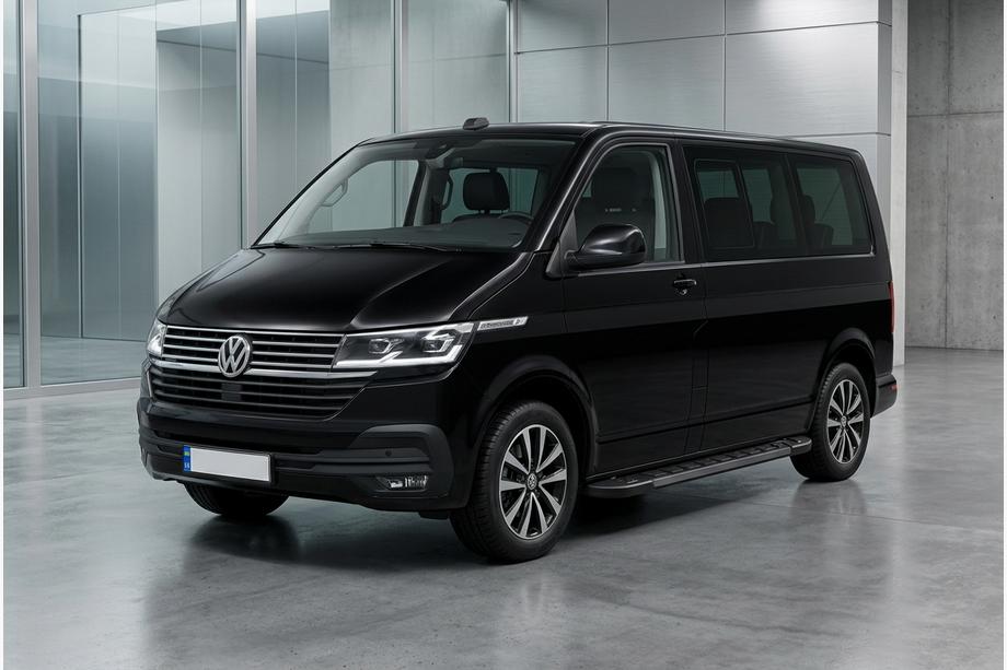 Volkswagen T6 2015-2024 Seitenschweller RedLine Black (2 Stk., Aluminium) Langer Radstand Foto 1