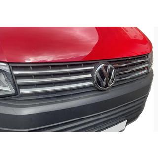 Chrom Kühlergrill Blenden 2015-2019 (4 Stk, Edelstahl) Volkswagen T6 2015-2024 Foto 3