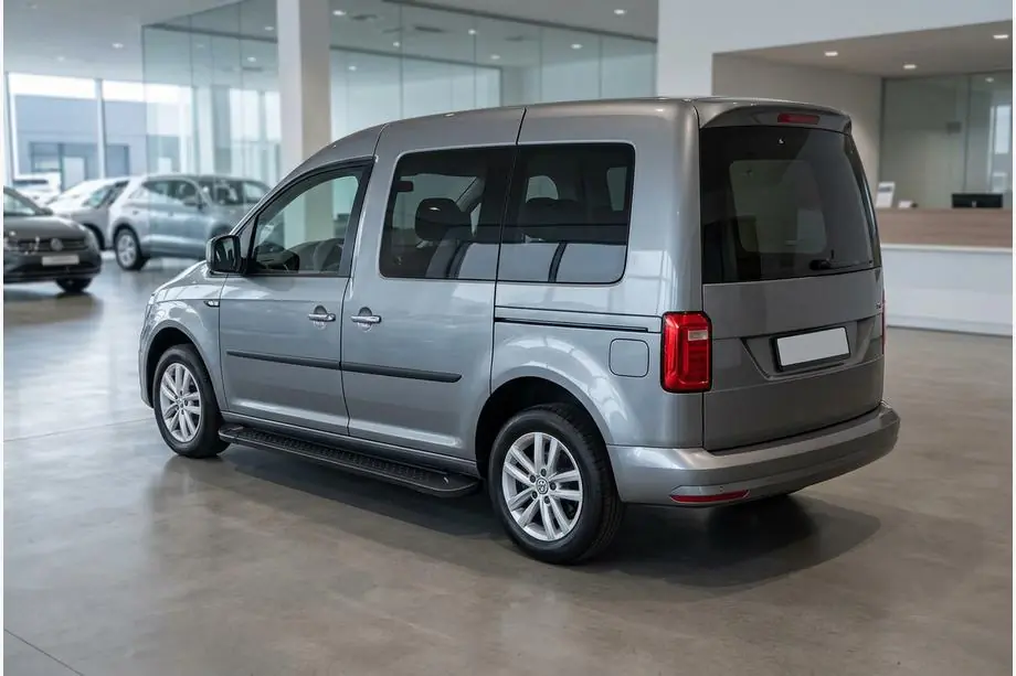Volkswagen Caddy 2015-2020 Trittbretter Allmond Black (2 Stk., Aluminium) Image