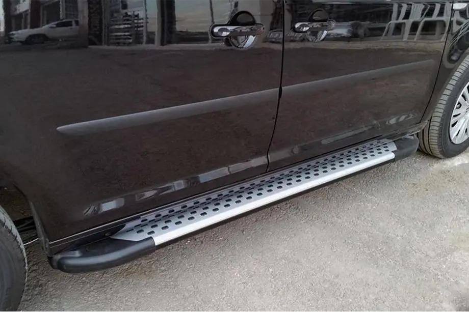 Volkswagen Caddy 2015-2020 Trittbretter Allmond Grey (2 Stk., Aluminium) Image