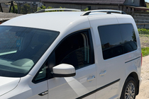 Volkswagen Caddy 2015-2020 Dachreling Chrom Standardbasis, Metallfüße Foto 4