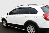 Chevrolet Captiva 2006-2019 Seitliche Rohre (2 Stk., Edelstahl) Ø70 Foto 2