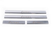 Daewoo Lanos 1998-2017 Einstiegsleisten Edelstahl Carmos V1 (4 Stk) Foto 2