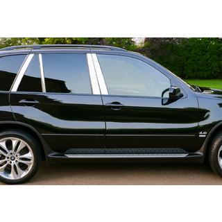 Edelstahl Türsäulen Zierleisten (8 Stk.) BMW X5 E53 1999–2006 Foto 2