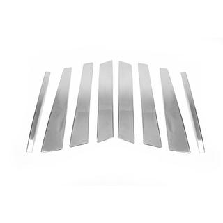 Edelstahl Türsäulen Zierleisten (8 Stk.) BMW X5 E53 1999–2006 Foto 3
