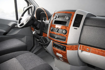 Mercedes Sprinter W906 2006–2018 Armaturenbrett Abdeckung (Meric, 19 Teile) Aluminium Foto 1