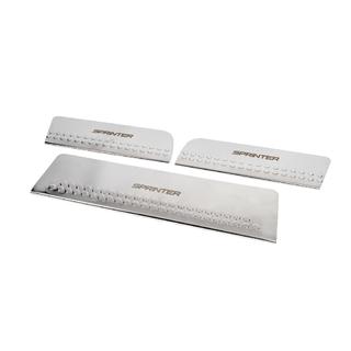 Einstiegsleisten Edelstahl innen Carmos V1 (3 Stk) Mercedes Sprinter W906 2006–2018 Foto 2