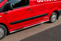 Citroen Jumpy 2007–2017 Seitliche Rohre (2 Stk., Edelstahl) Ø60, kurzer Radstand Foto 6