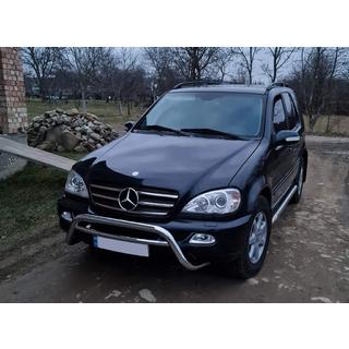 Chrom Zierleisten für Kühlergrillkante (5 Stk, Edelstahl) Mercedes ML W163 1997-2005 Foto 2