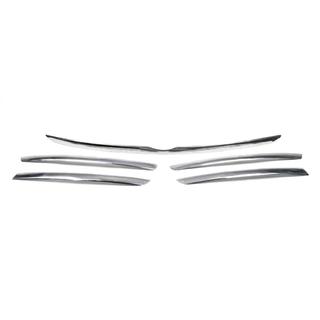 Chrom Zierleisten für Kühlergrillkante (5 Stk, Edelstahl) Mercedes ML W163 1997-2005 Foto 3