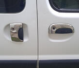 Renault Kangoo 1998-2008 Chrom Türgriffblenden (Edelstahl) Zwei vordere + zwei Schiebetüren Foto 1