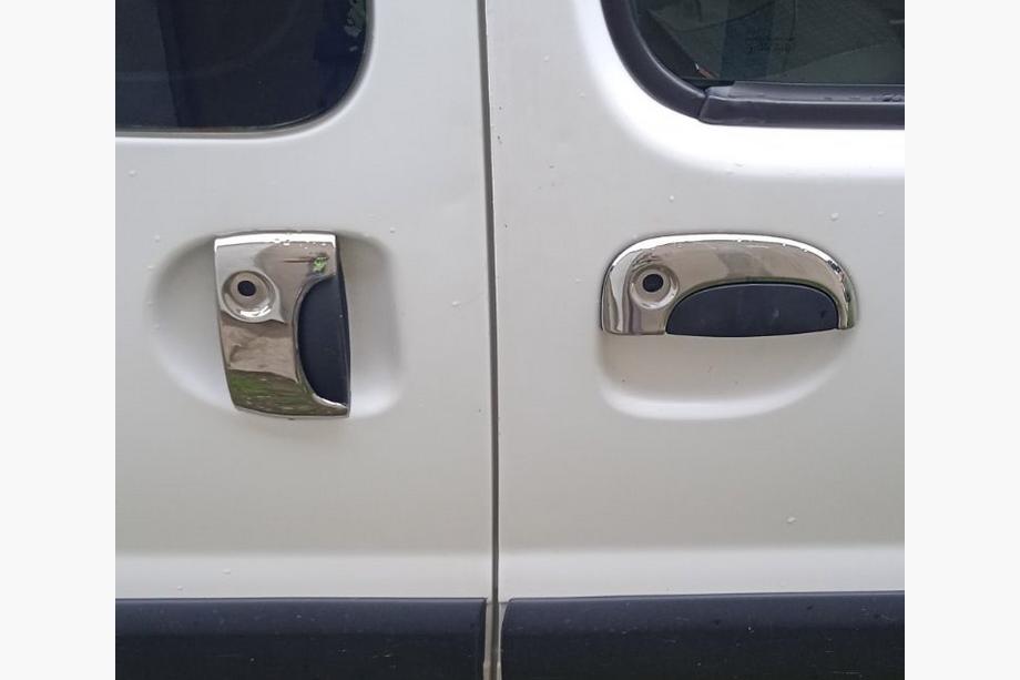 Renault Kangoo 1998-2008 Chrom Türgriffblenden (Edelstahl) Zwei vordere + zwei Schiebetüren Image