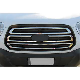 Chrom Grillumrandung (2014-2018, 2 Stk, Edelstahl) Ford Transit 2014- Foto 4