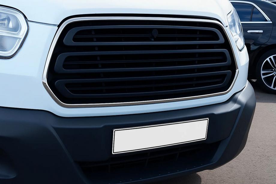 Ford Transit 2014- Chrom Grillumrandung (2014-2018, 2 Stk, Edelstahl) Image