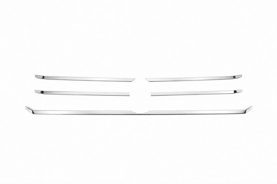 Volkswagen Crafter 2006-2016 Chrom Kühlergrill Blenden 2011-2017 OmsaLine - Italienischer Edelstahl Foto 5