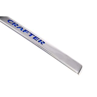 Chromleiste über dem Kennzeichen mit LED-Beleuchtung (Edelstahl) Volkswagen Crafter 2006-2016 Foto 2