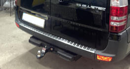 Mercedes Sprinter W906 2006–2018 Chromleiste über dem Kennzeichen (Edelstahl) Foto 7