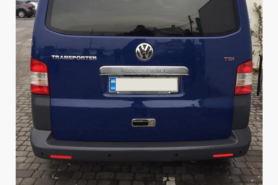 Volkswagen T5 2010-2015 Chromleiste über dem Heckklappengriff (Edelstahl) Foto 5