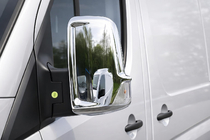 Mercedes Sprinter W906 2006–2018 Spiegelabdeckungen Chrom (2 Stk) Carmos, Türkischer Stahl Foto 2