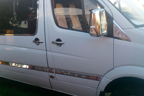 Mercedes Sprinter W906 2006–2018 Spiegelabdeckungen Chrom (2 Stk) Carmos, Türkischer Stahl Foto 6