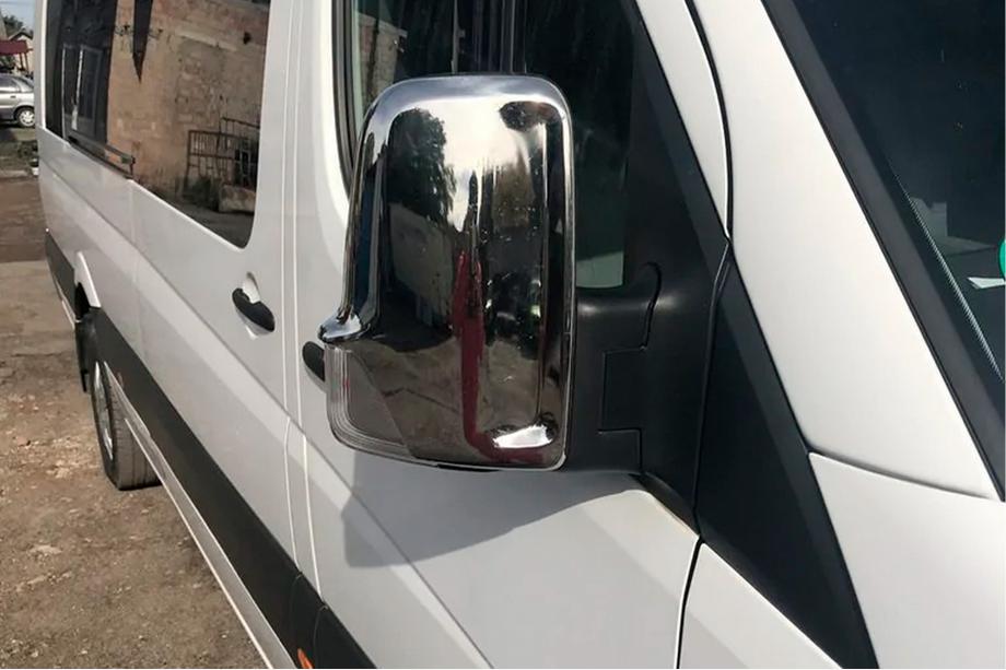 Mercedes Sprinter W906 2006–2018 Spiegelabdeckungen Chrom (2 Stk) Foto 8