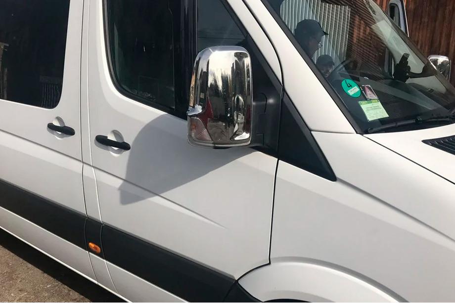 Volkswagen Crafter 2006-2016 Spiegelabdeckungen Chrom (2 Stk) Foto 4