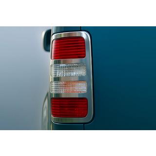 Rückleuchten Abdeckungen V1 (2 Stk., Edelstahl) Volkswagen Caddy 2004-2010 Foto 1