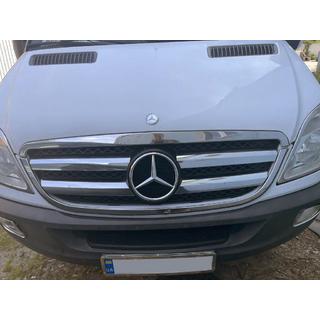 Chrom Rahmen Kühlergrill (2006-2013, Edelstahl) Mercedes Sprinter W906 2006–2018 Foto 1