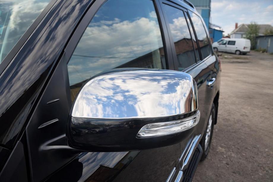 Toyota Land Cruiser Prado 150 2009-2023 Spiegelabdeckungen (2 Stk., Edelstahl) Carmos - Türkischer Stahl Image