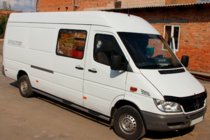 Mercedes Sprinter W901/902/903/904/905 1995–2006 Seitliche Rohre (2 Stk., Edelstahl) Foto 5