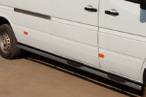 Mercedes Sprinter W901/902/903/904/905 1995–2006 Seitliche Rohre (2 Stk., Edelstahl) Foto 6