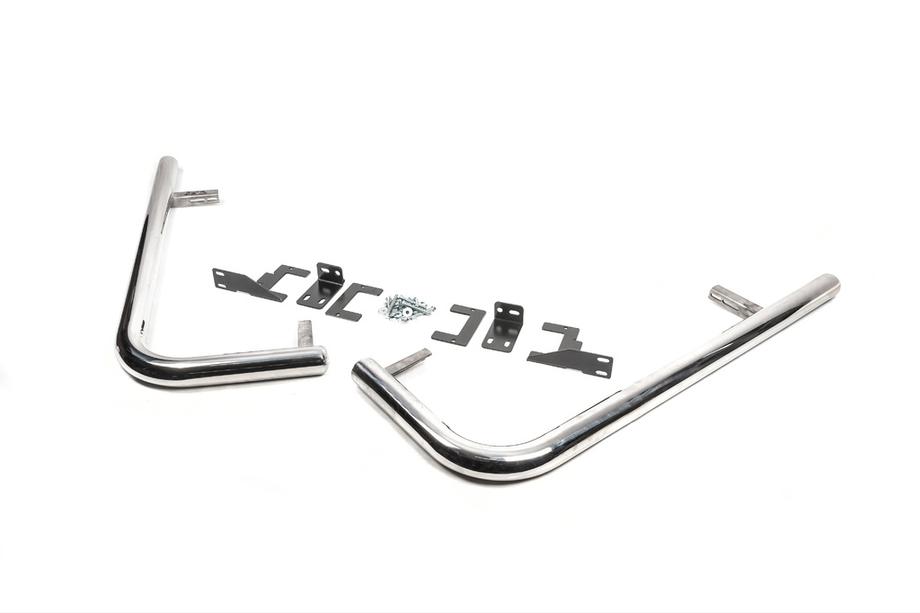 Volkswagen LT 1995-2006 Hintere Eckschutzrohre AK-SO (Edelstahl) Langer Radstand Foto 3
