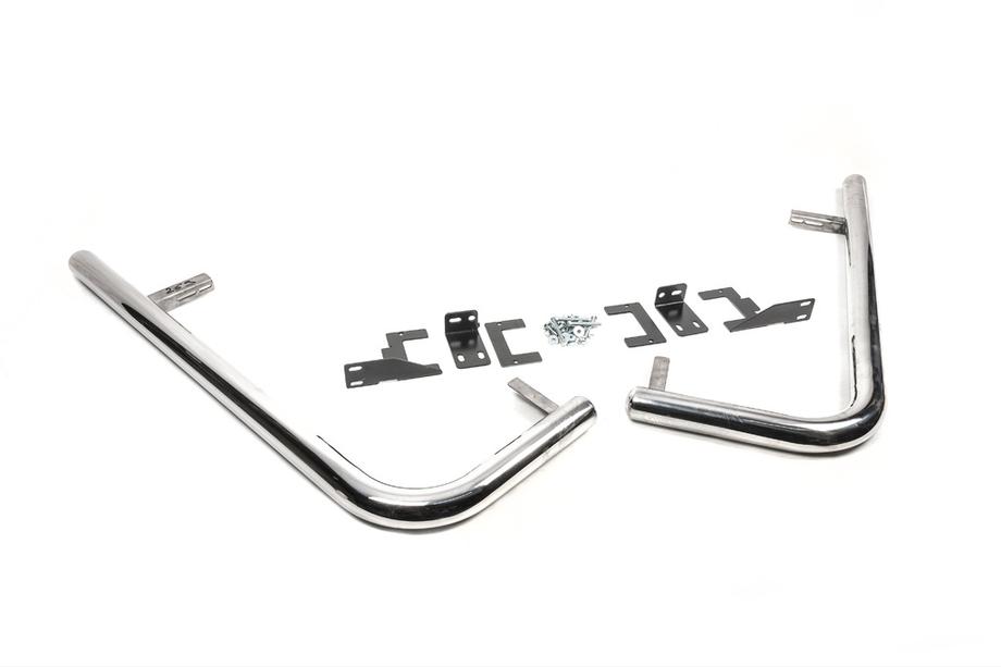 Volkswagen LT 1995-2006 Hintere Eckschutzrohre AK-SO (Edelstahl) Langer Radstand Foto 4