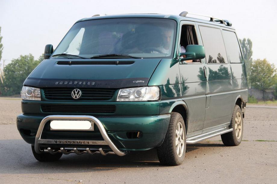 Volkswagen T4 Caravelle/Multivan 1990–2003 Frontbügel WT003 60mm Edelstahl 60mm, mit Schriftzug Foto 4