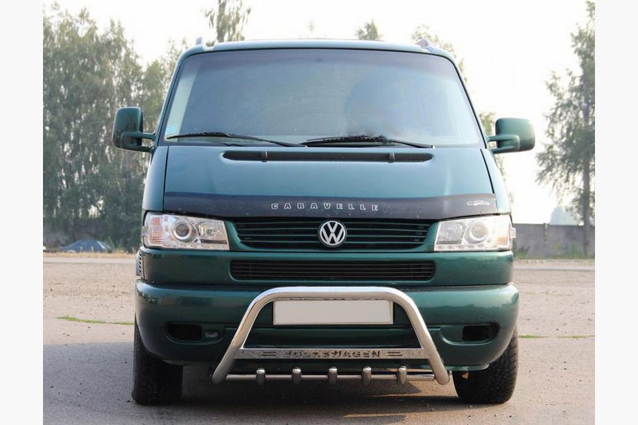 Volkswagen T4 Caravelle/Multivan 1990–2003 Frontbügel WT003 60mm Edelstahl 60mm, mit Schriftzug Foto 5