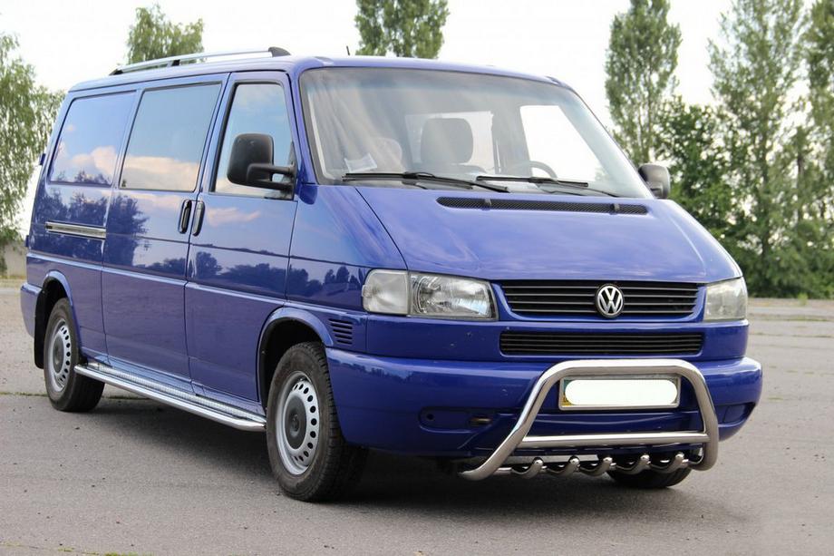Volkswagen T4 Caravelle/Multivan 1990–2003 Frontbügel WT003 60mm Edelstahl 60mm, mit Schriftzug Foto 3