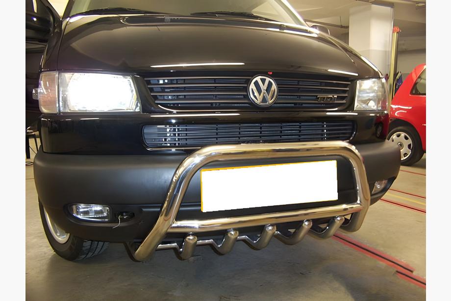 Volkswagen T4 Caravelle/Multivan 1990–2003 Frontbügel WT003 60mm Edelstahl 60mm, mit Schriftzug Foto 7