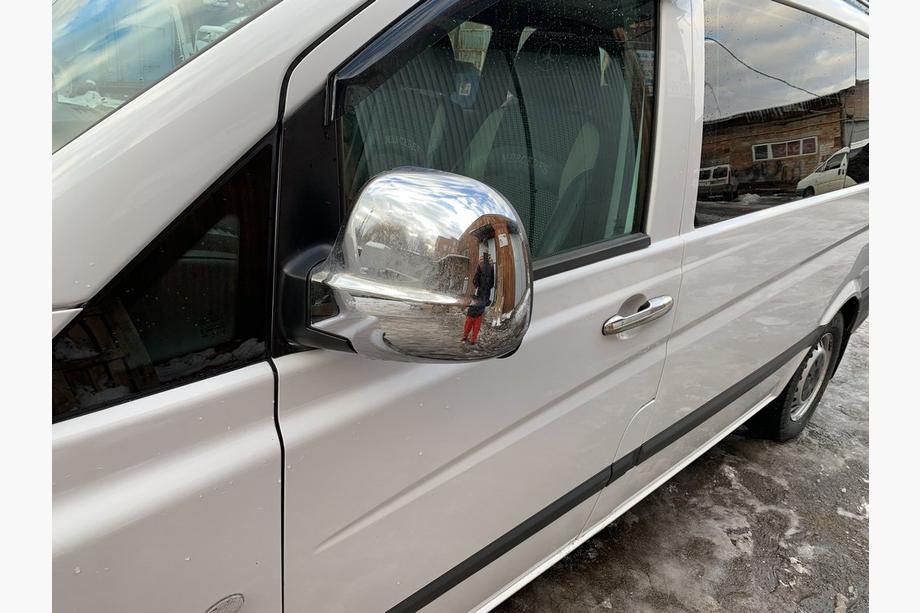 Mercedes Vito W639 2004-2014 Spiegelabdeckungen Chrom VITO 2004-2010 (2 Stk) Carmos - Türkischer Stahl Foto 2