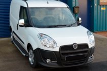 Fiat Doblo II 2010-2022 Nebelscheinwerfer Blenden mit Streifen (2010-2015, 4 Stk., Edelstahl) OmsaLine - Italienischer Edelstahl Foto 4