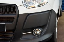 Fiat Doblo II 2010-2022 Nebelscheinwerfer Blenden mit Streifen (2010-2015, 4 Stk., Edelstahl) OmsaLine - Italienischer Edelstahl Foto 7