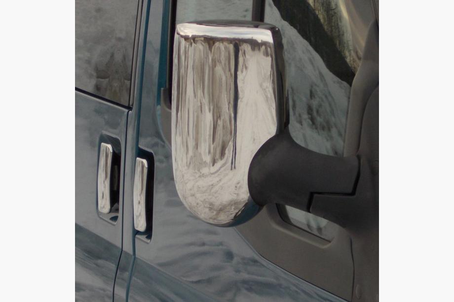 Ford Transit 2000–2014 Spiegelabdeckungen Chrom (2 Stk) Carmos - Verchromter Kunststoff Foto 4